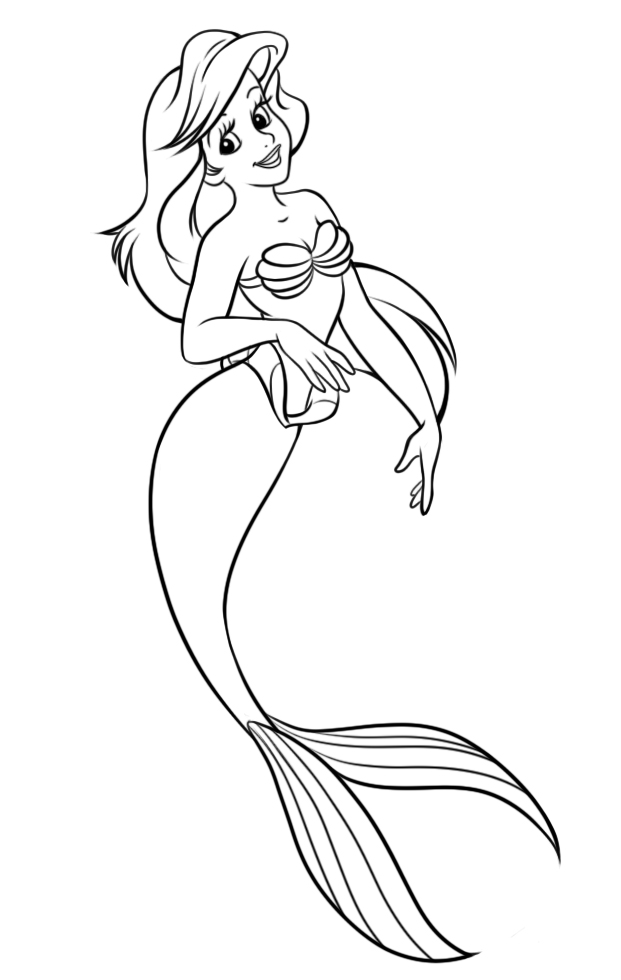 LearnDrawing How to draw princess ariel step by step