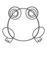 How to draw  Frog - Step 2