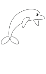 How to draw  Dolphin - Step 3