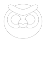 How to draw  Owl - Step 2