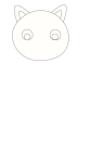 How to draw  Cat - Step 2