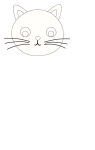 How to draw  Cat - Step 3