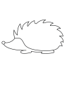 How to draw  Hedgehog - Step 3