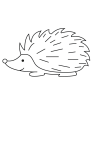 How to draw  Hedgehog - Step 4