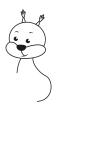 How to draw  Squirrel - Step 2