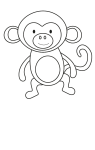How to draw  Monky - Step 5