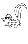 How to draw  Skunk - Step 5