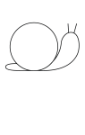 How to draw  Snail - Step 3