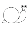 How to draw  Snail - Step 4