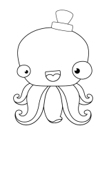 How to draw  Octopus - Step 5