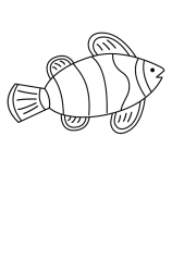 How to draw  Fish 1 - Step 4