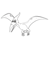 How to draw  Pterosaurs - Step 3