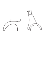 How to draw  Scooter - Step 4