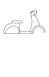 How to draw  Scooter - Step 5