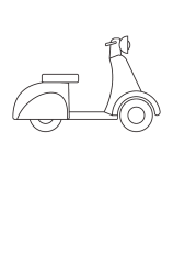 How to draw  Scooter - Step 6
