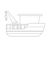 How to draw  Fishing boat - Step 5