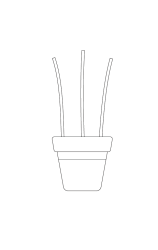 How to draw  Flower pot - Step 3