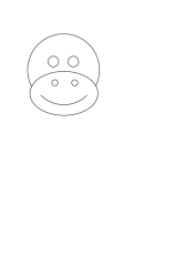 How to draw  Cow cute - Step 2