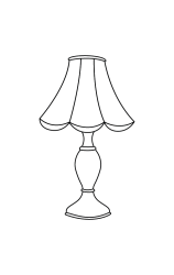 How to draw  Lamp - Step 6