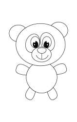 How to draw  Panda - Step 8