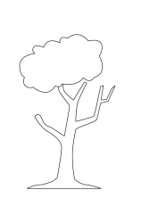 How to draw  Tree - Step 4