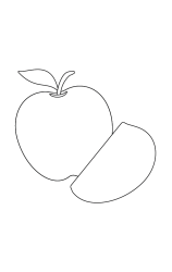 How to draw  Apple - Step 4