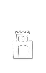 How to draw  Castle - Step 2