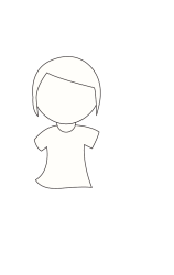 How to draw  Girl - Step 2