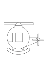 How to draw  Helicopter - Step 6