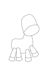 How to draw  Horse - Step 4