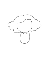 How to draw  Princess - Step 2