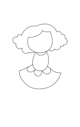 How to draw  Princess - Step 3