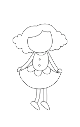How to draw  Princess - Step 5