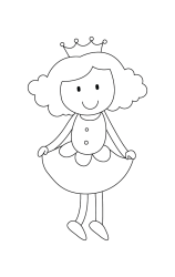 How to draw  Princess - Step 6