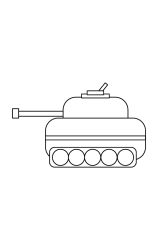 How to draw  Tank - Step 6