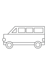 How to draw  Van - Step 6
