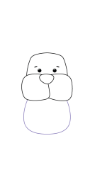 How to draw  Walrus - Step 4