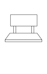 How to draw  Chair - Step 2