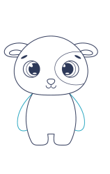 How to draw  Dog Cute - Step 6