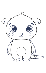 How to draw  Dog Cute - Step 8