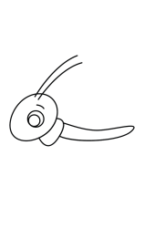How to draw  Grasshopper - Step 3