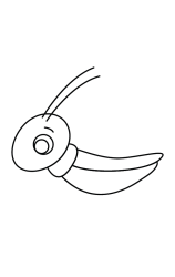 How to draw  Grasshopper - Step 4