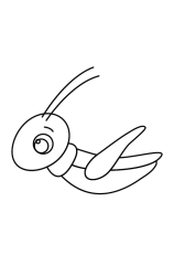 How to draw  Grasshopper - Step 5