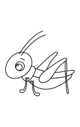 How to draw  Grasshopper - Step 7