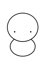 How to draw  Chicken cute - Step 2