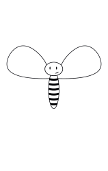 How to draw  Butterfly - Step 3