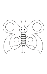 How to draw  Butterfly - Step 5