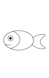 How to draw  Fish 2 - Step 4