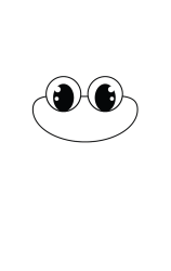 How to draw  Frog - Step 2
