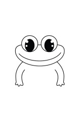 How to draw  Frog - Step 3